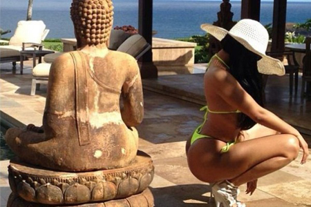 La cantante complació a sus seguidores con una foto muy subida de tono que publicó en su cuenta de Instagram
