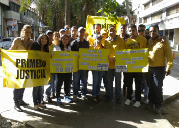 Miembros de Primera Justicia alzaron una voz de protesta contra la devaluación