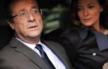 La primera dama fue hospitalizada el mismo día en que la revista del corazón Closer reveló que Hollande tenía una relación con la actriz Julie Gayet
