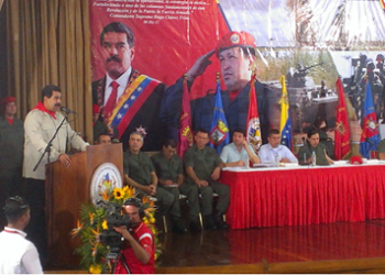 “Los enemigos de la patria no descansan detrás del sueño de provocar un desgaste”, advirtió el presidente Maduro durante su primera visita del año 2014 al Ceofanb