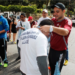 El llamado lo hizo desde la comunidad de Montaña Alta donde alrededor de 400 personas concentraron para la Caminata Reto Joven 5K.