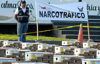 La droga fue descubierta durante varios operativos en el puerto de Guayaquil (suroeste)