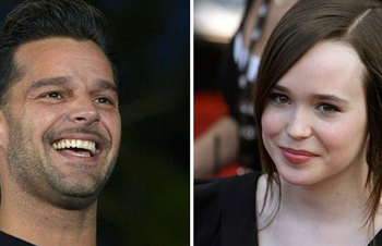 Ricky Martin felicitó a Ellen Page
por confesar homosexualidad