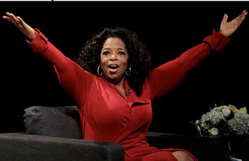 Oprah cuenta los días para que llegue a la gran pantalla la película protagonizada por Jamie Dornan y Dakota Johnson