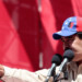 El Presidente Maduro pronunció su discurso, justo en el lugar donde en 1815 fue exhibida tras ser freída la cabeza del prócer José Félix Ribas, quien lideró la batalla de La Victoria, al frente de unos mil estudiantes
