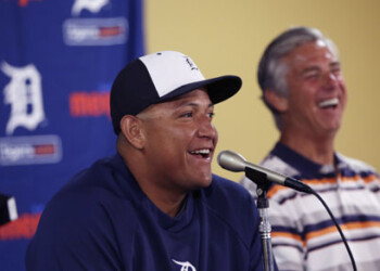 Cabrera dio una rueda de prensa este viernes en Florida
AP / Carlos Osorio