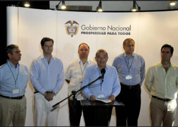 Humberto de la Calle, jefe de la delegación del gobierno colombiano en las conversaciones de paz con la guerrilla de las FARC