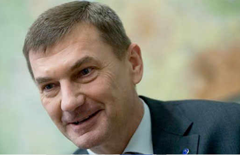 Ansip, quien llevaba 9 años en ese puesto, presentó su retiro al presidente del país, Toomas Hendrik