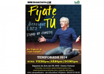 Temporada del monólogo
"Fíjate tú" a favor de
la reconciliación