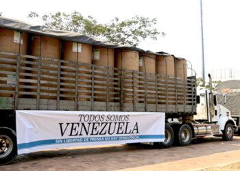 El cargamento de bobinas salió desde Cartagena rumbo a Venezuela