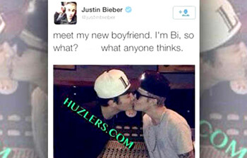 Una polémica foto de los cantantes Justin Bieber y Austin Mahone se difundió