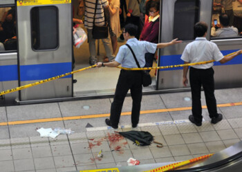 Un ataque con arma blanca en el metro de Taiwán dejó al menos cuatro muertos y 21 heridos  AFP
