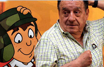 Gómez Bolaños es una figura muy popular en América Latina por sus series de televisión "El chavo del ocho" y "El chapulín colorado"
