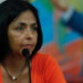 Delcy Rodríguez, ministra del Poder Popular para la Comunicación y la Información.
