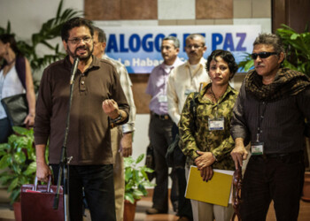 La guerrilla comunista de las FARC y el gobierno colombiano retomaron este lunes los diálogos de paz en La Habana  AFP