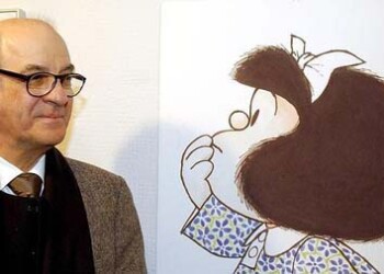 Mafalda, la pequeña niña concienzuda y rebelde ha llevado a su creador, Quino, a convertirse en Premio Príncipe de Asturia  ARCHIVO