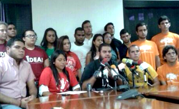 El movimiento estudiantil venezolano exigió a la Mesa de la Unidad Democrática que se pronuncié ante nuevos hechos de violencia