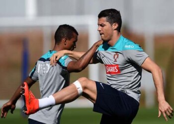Ronaldo entrenó con normalidad pese a los rumores de lesiones Foto AFP/Francisco Leong