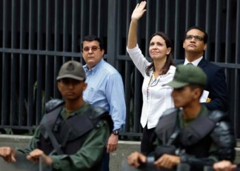 La diputada María Corina Machado arribó este lunes a la Fiscalía General para declarar como testigo del supuesto plan magnicida  AGENCIAS
