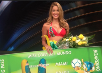 Una venezolana se coronó
Miss Copa del Mundo 2014