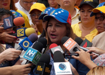La diputada y médico Dinorah Figuera, Jefa de la Fracción Parlamentaria de Primero Justicia y Coordinadora del Grupo Constitucional  AGENCIAS
