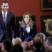 Los reyes de España, Felipe VI y Letizia, dedicaron ayer su primer acto oficial conjunto a expresar su apoyo a víctimas del terrorismo  AGENCIAS