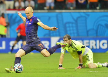 Robben fue un vendaval ante los españoles
AFP / Emmanuel Dunand