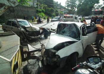 Vehículos involucrados en el accidente