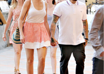 En esta oportunidad la “gacela” presumió de su figura y de su amor con el músico Benji Madden