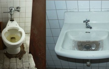 Los baños del HVS no están en condiciones