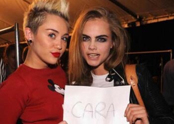Miley Cyrus felicitó a Cara
 Delevigne por su cumpleaños
recordando su picante beso