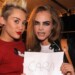 Miley Cyrus felicitó a Cara
 Delevigne por su cumpleaños
recordando su picante beso
