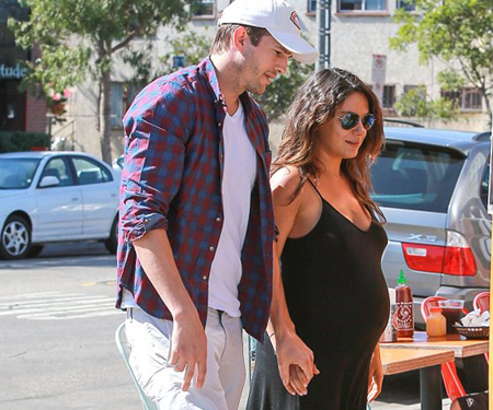 os actores se encontraban almorzando en brunch Flake en California cuando fueron fotografiados.  AGENCIAS