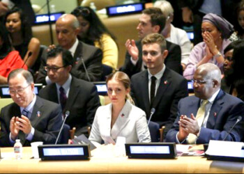 Emma Watson -en su papel de Embajadora de Buena Voluntad de ONU Mujeres- lanzó la campaña HeForShe,