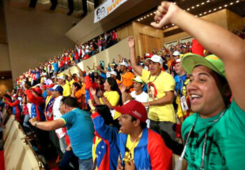 Jóvenes militantes del Partido Socialista Unido de Venezuela (Psuv) se comprometen a trabajar por el fortalecimiento y la consolidación del socialismo bolivariano