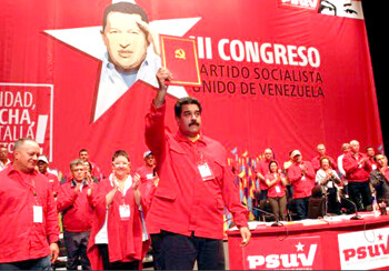 El presidente del Partido Socialista Unido de Venezuela (Psuv), Nicolás Maduro, felicitó este domingo a la Juventud del partido (Jpsuv) por el proceso de elecciones