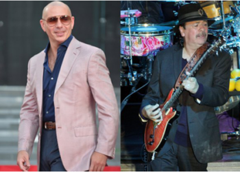Pitbull y el mexicano Carlos Santana actuarán juntos en la decimoquinta edición de los premios Grammy Latino