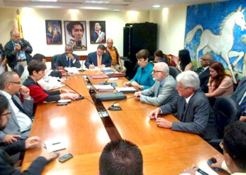 La rectora de la Universidad Central de Venezuela (UCV), Cecilia García Arocha compareciendo ante la AN