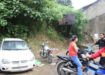 Al principio era un proyecto de recreación para la fecha se ha convertido en un botadero