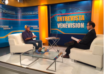 El alcalde estuvo en una entrevista el Noticiero de Venevisión en el día de ayer