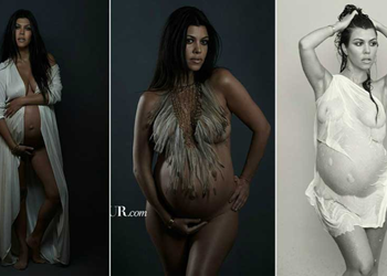 Kourtney Kardashian se consagró como madre por tercera vez