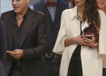 Medios de comunicación estadounidenses especularon sobre un supuesto embarazo de Amal por fotos que publicaron de ella en la web