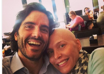 La actriz argentina tuvo el apoyo incondicional de su esposo, el presentador venezolano Ernesto Calzadilla