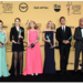 Los protagonistas de “Birdman”, Michael Keaton, Emma Stone, Edward Norton y Naomi Watts, subieron al escenario a recoger su galardón