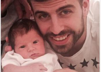 Shakira y Piqué siguen compartiendo fotos de su recién nacido Sasha