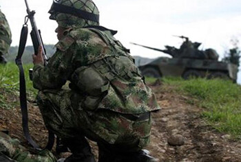 Un militar y tres supuestos guerrilleros de las FARC murieron en zona rural del departamento colombiano de Meta (centro-este)  ARCHIVO