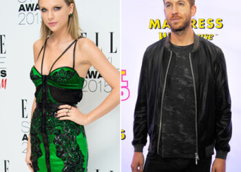 Un curioso captó a Taylor en compañía de Calvin en su visita a una tienda de abarrotes en Nashville, Tennessee