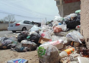 Los container no se dan abasto están abarrotados de basura