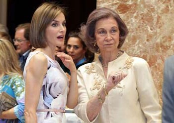 Letizia a Sofía: Nunca la palabra
suegra ha sonado mejor