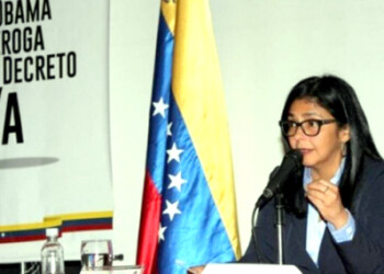 La canciller manifestó que Venezuela mantiene su posición de considerar nulo e írrito el laudo arbitral de 1899